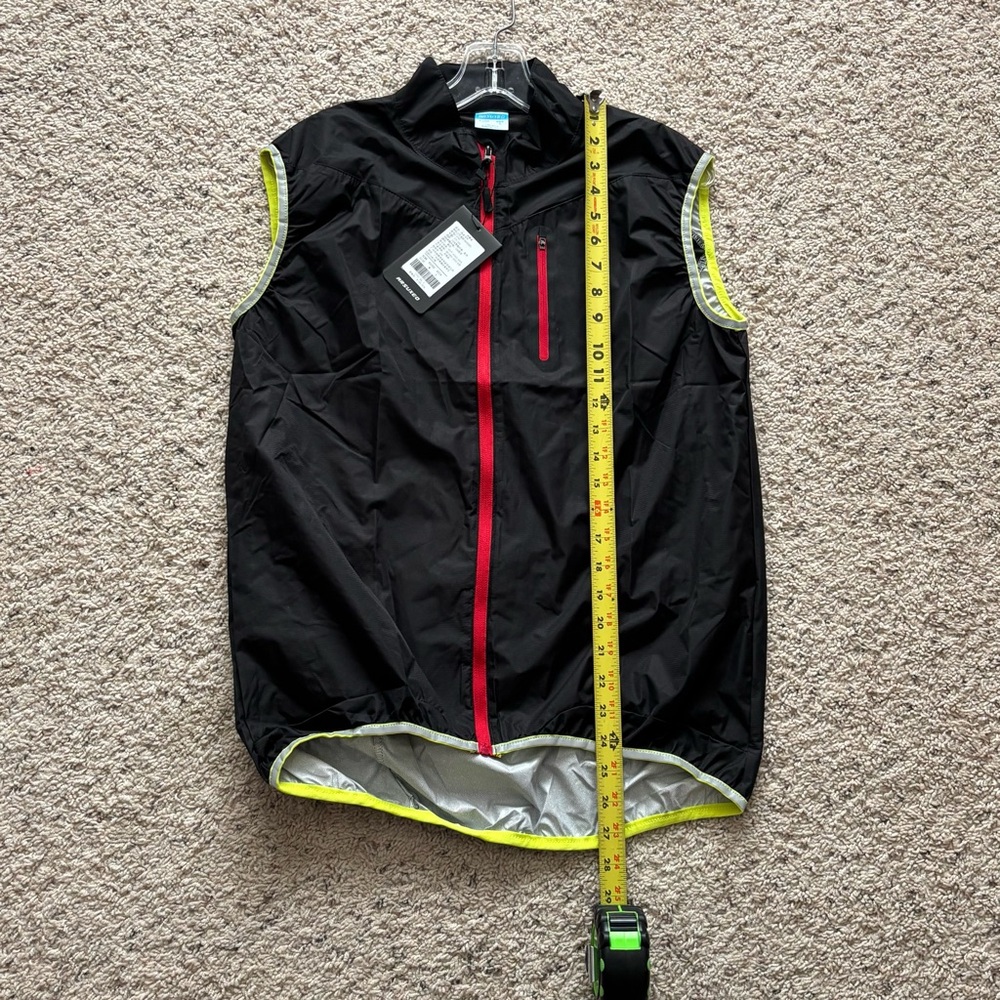 Black and Red Arsuxeo Women's Cycling Zip-Up Vest M - Picture 4 of 7